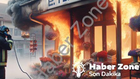 Aydın Efeler’de Çiçekçi Dükkanında Yangın: Faciayı Vatandaşın Dikkati Önledi