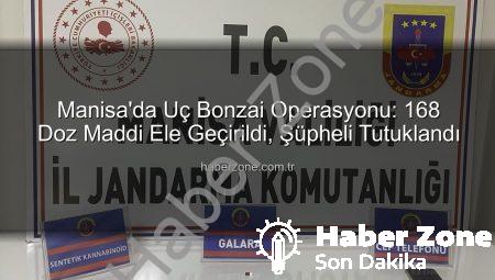 Manisa’da Uç Bonzai Operasyonu: 168 Doz Maddi Ele Geçirildi, Şüpheli Tutuklandı