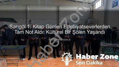 Sarıgöl 1. Kitap Günleri Edebiyatseverlerden Tam Not Aldı: Kültürel Bir Şölen Yaşandı