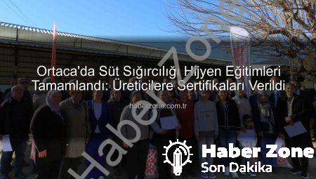 Ortaca’da Süt Sığırcılığı Hijyen Eğitimleri Tamamlandı: Üreticilere Sertifikaları Verildi