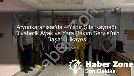 Afyonkarahisar’da 4 Yıldır Şifa Kaynağı: Diyabetik Ayak ve Yara Bakım Servisi’nin Başarı Hikayesi