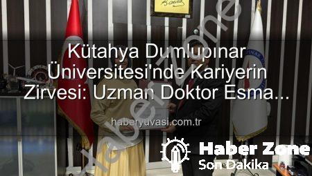 Kütahya TMYO’da Kariyer Rüzgarı: Sağlık Bakanlığı Uzman Doktoru Esma Bilgili Öğrencilere İlham Verdi